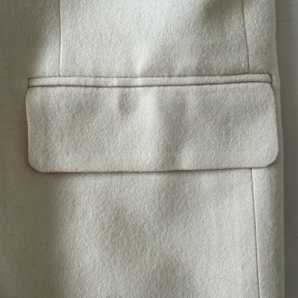 Vintage Pendleton 100% Virgin Wool Blazer - Winter White - Picture 3 of 16
